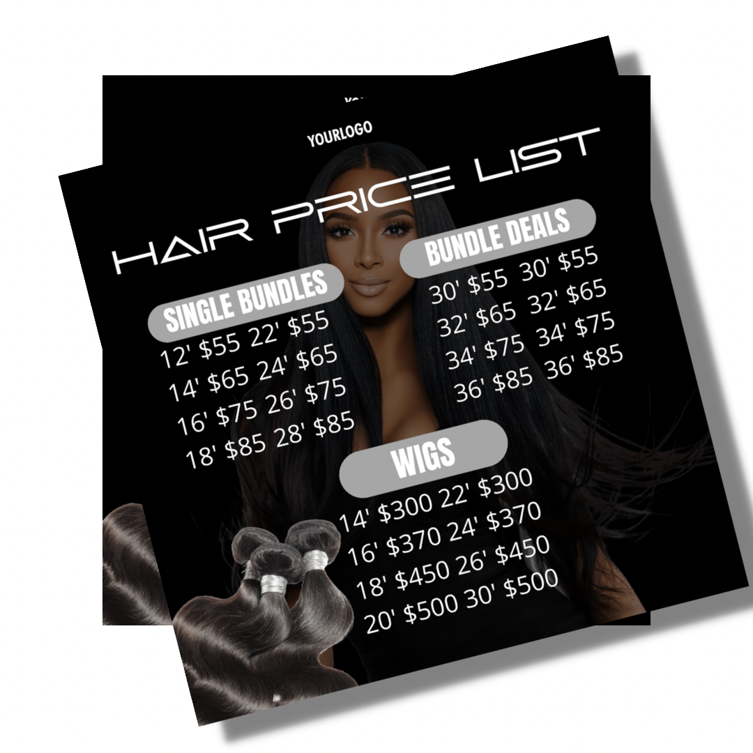 Price list Design