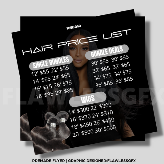 Hair | Pre made Social Media Template #2