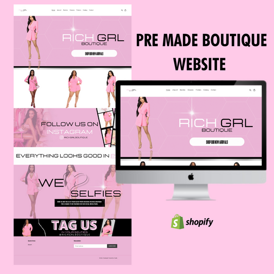 Premade Boutique Website