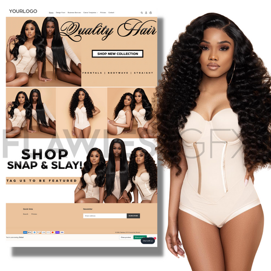 Premade Hair Website